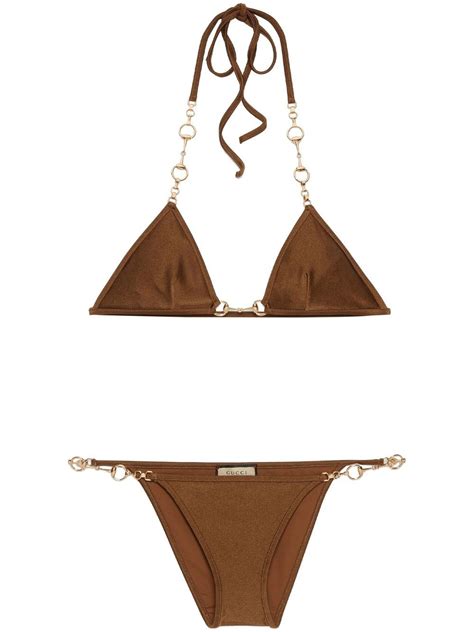 gucci swimsuit brown|Gucci bikini aliexpress.